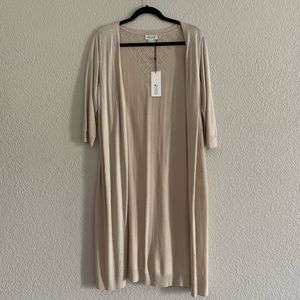 molly bracken golden beige knitted cardigan - M/L